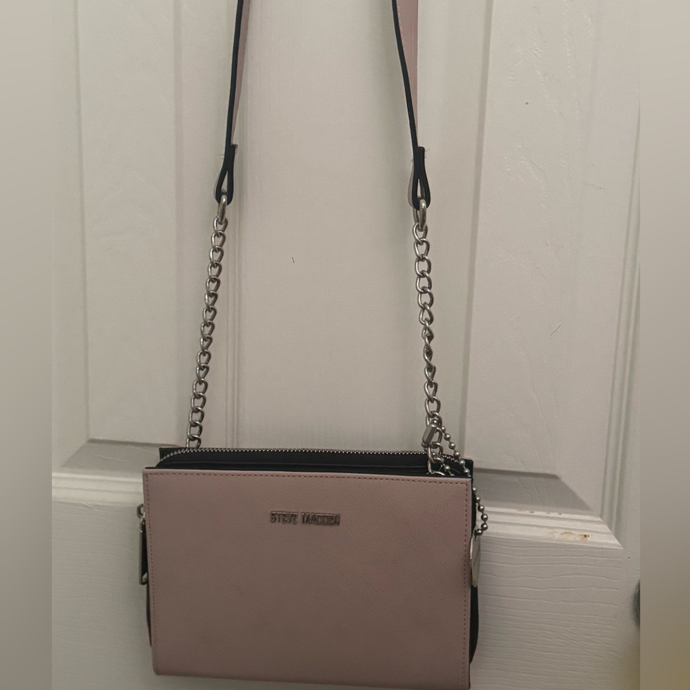 Steve Madden Blush Crossbody Bag with Chain Strap